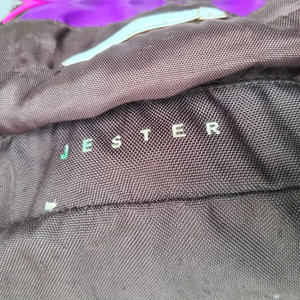 The North Face Jester Backpack Purple Brown Pink School Hiking Book Bag Pack